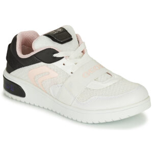 Geox J XLED G. A - MESH+ECOP BOTT Bianco - Sneakers Bambino