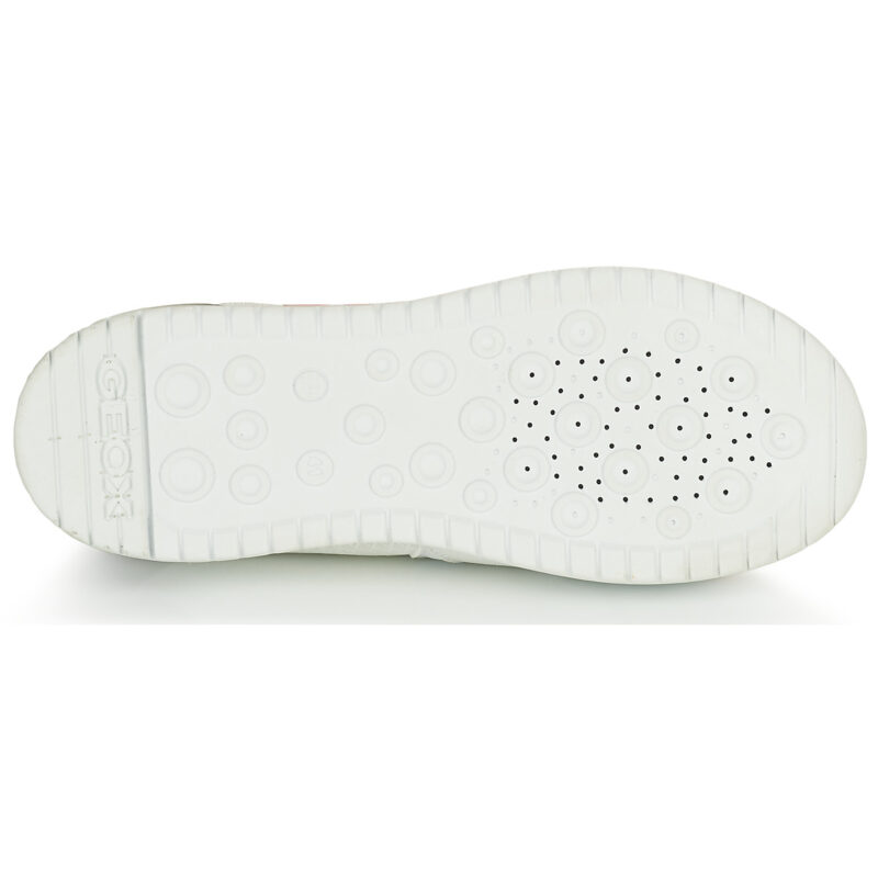 Geox J XLED G. A - Baskets enfant blanches MESH+ECOP BOTT - 7