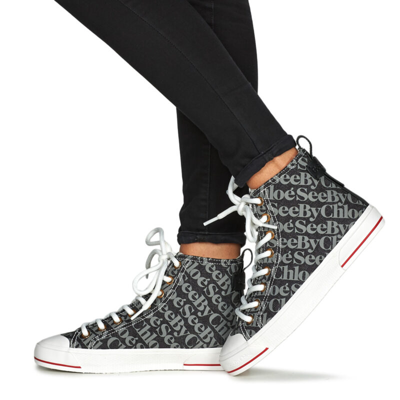 See by Chloé  ARYANA  Grigio -  Sneakers alte Donna - 8