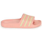 Pantuflas adidas ADILETTE AQUA rosas para mujer - 2