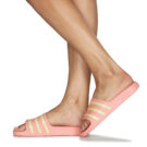 Pantuflas adidas ADILETTE AQUA rosas para mujer - 8