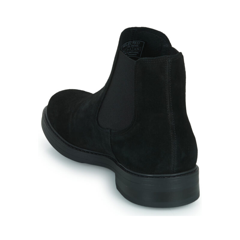 Selected SLHBLAKE SUEDE CHELSEA BOOT Negro Botines Hombre - 5