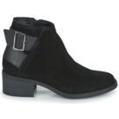 Clarks Memi Buckle Noir Bottines Femme - 2