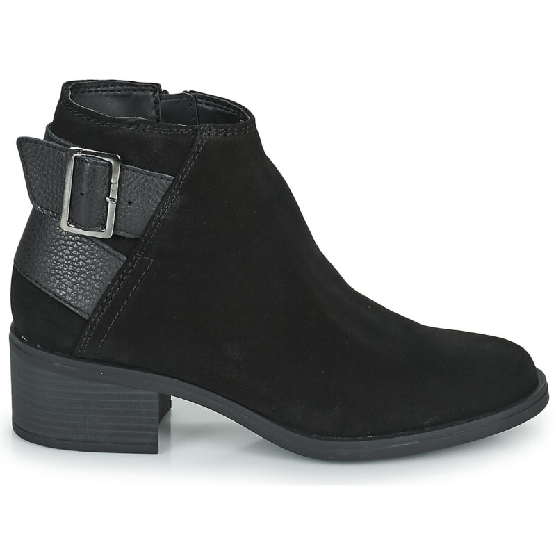 Clarks Memi Buckle Noir Bottines Femme - 2