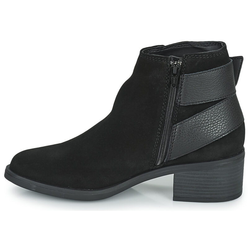 Clarks Memi Buckle Noir Bottines Femme - 4