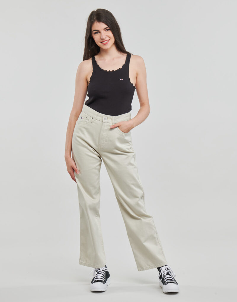 Tommy Jeans TJW BETSY MID RISE LOOSE Beige Bootcut Jeans Women - 2