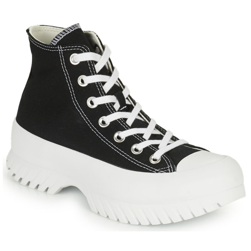Converse  Chuck Taylor All Star Lugged 2.0 Foundational Canvas  Nero -  Sneakers alte Donna - 1