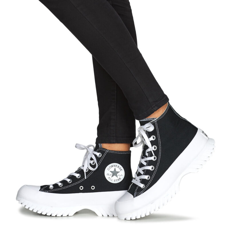 Converse  Chuck Taylor All Star Lugged 2.0 Foundational Canvas  Nero -  Sneakers alte Donna - 8