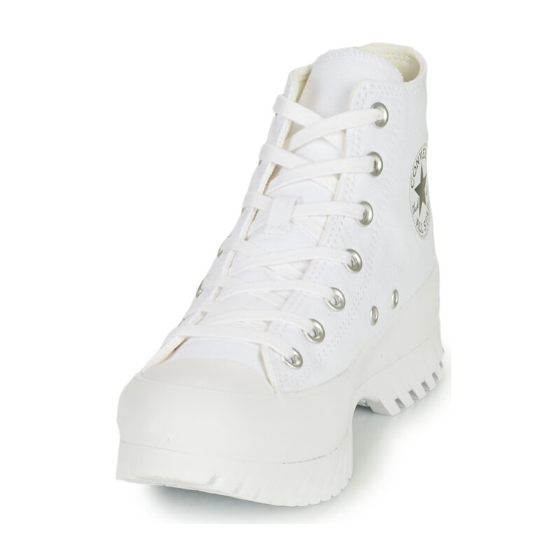 Converse Chuck Taylor All Star Lugged 2.0 Foundational Canvas Bianco Sneakers alte Donna - 3