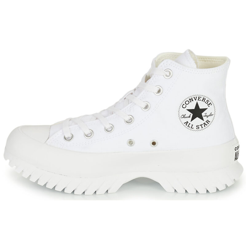 Converse Chuck Taylor All Star Lugged 2.0 Foundational Canvas Bianco Sneakers alte Donna - 4