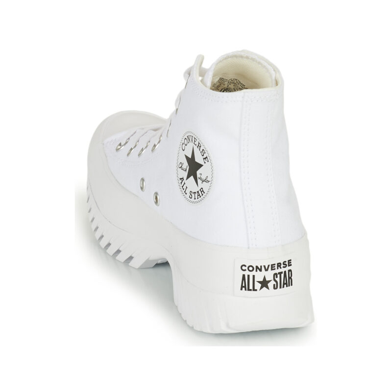 Converse Chuck Taylor All Star Lugged 2.0 Foundational Canvas Bianco Sneakers alte Donna - 5