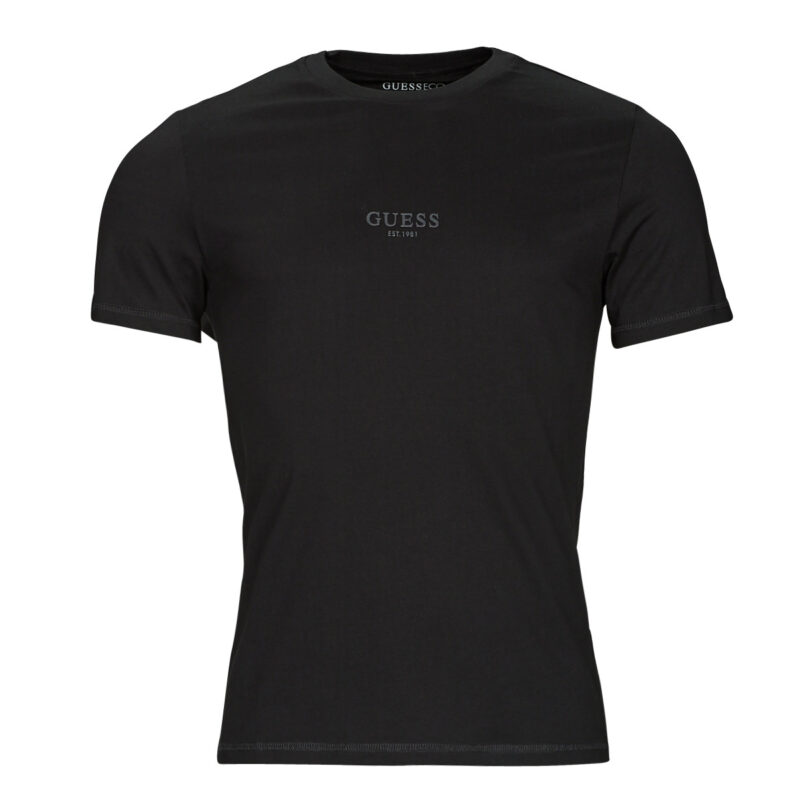 T-shirt  Guess  AIDY  Nero -  T-shirt maniche corte Uomo - 1