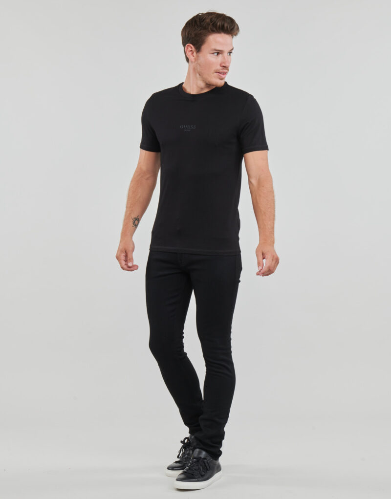T-shirt  Guess  AIDY  Nero -  T-shirt maniche corte Uomo - 3