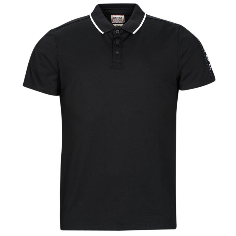 Polo  Guess  PAUL PIQUE TAPE  Nero -  Polo Uomo - 1