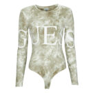 Body Guess LS GUESS LOGO Kaki Body Donna - 1