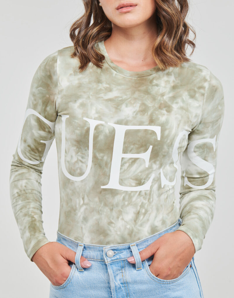 Body Guess LS GUESS LOGO Kaki Body Donna - 5