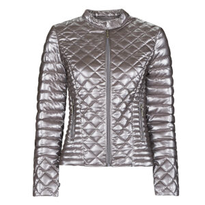 Piumino  Guess  NEW VONA  Argento -   Piumini Donna