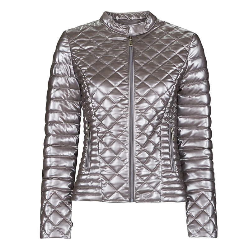 Piumino  Guess  NEW VONA  Argento -   Piumini Donna - 1