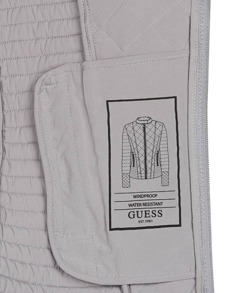 Piumino  Guess  NEW VONA  Argento -   Piumini Donna - 6