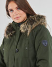 Parka Only ONLIRIS FUR WINTER PARKA CC OTW Kaki Parka Donna - 5