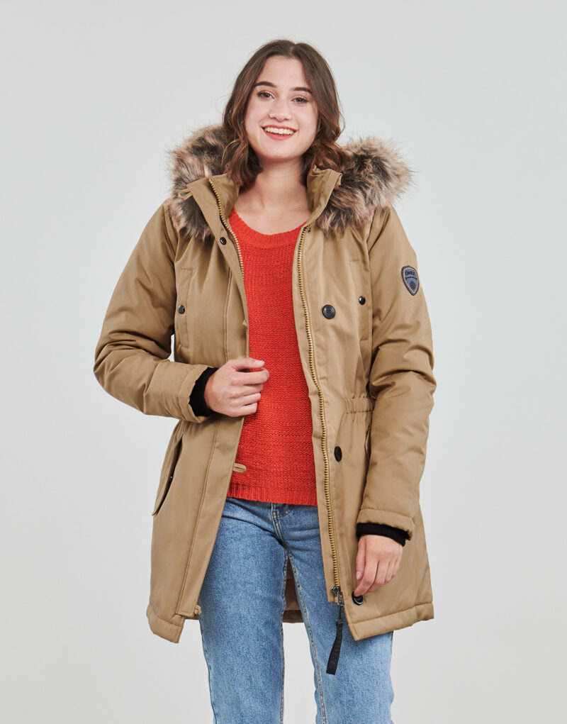 Parka Only ONLIRIS FUR WINTER PARKA CC OTW Marrone Parka Donna - 2