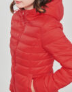 Daunenjacke Only ONLTAHOE HOOD JACKET OTW NOOS Rote Damen-Daunenjacken - 5