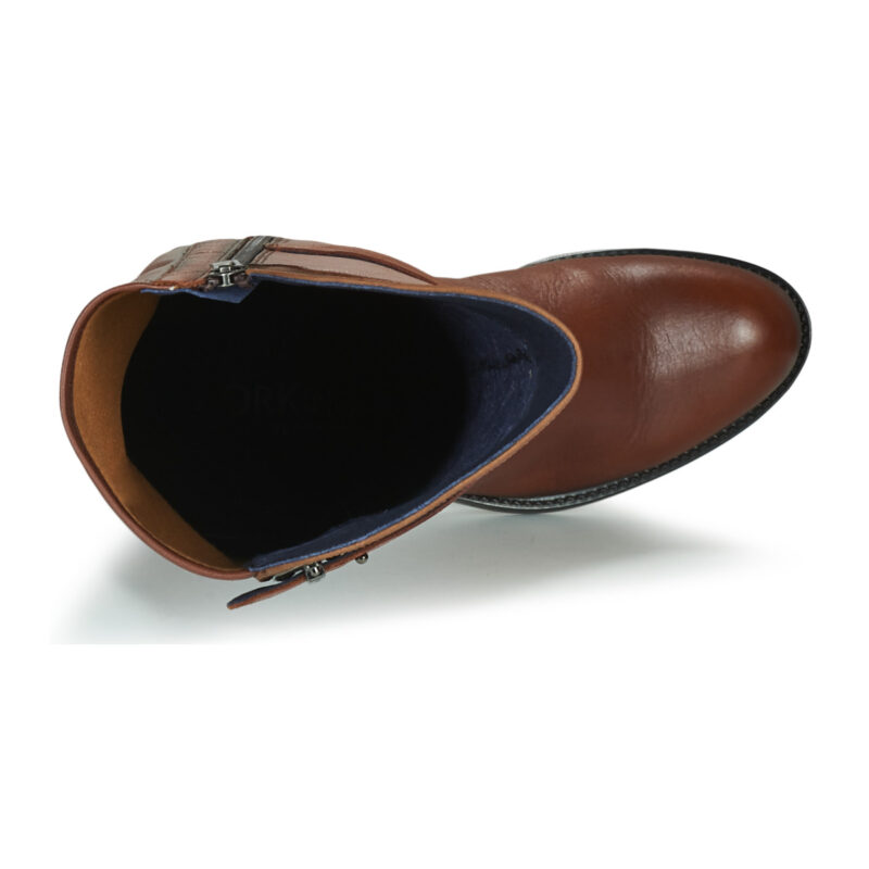 Dorking DULCE Braune Damenstiefel mit Absatz - Gr&ouml;&szlig;e 6