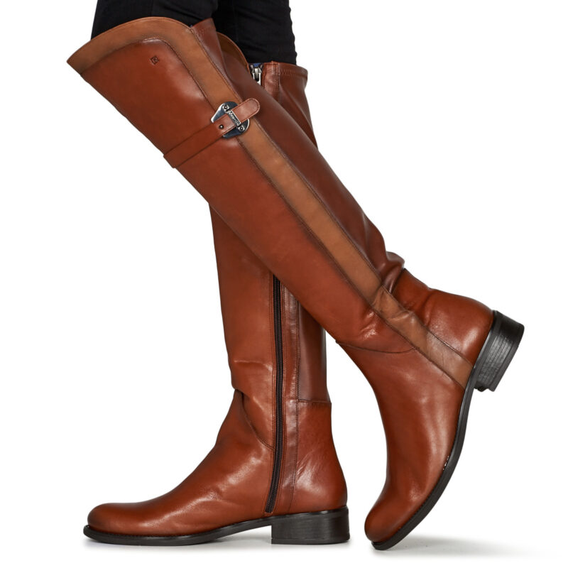 Dorking DULCE Braune Damenstiefel mit Absatz - Gr&ouml;&szlig;e 8