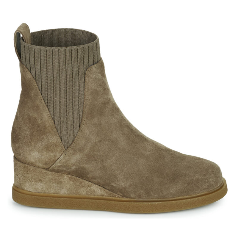 Unisa JUALO Braune Damen-Ankle-Boots - Gr&ouml;&szlig;e 2