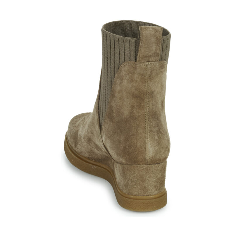 Unisa JUALO Braune Damen-Ankle-Boots - Gr&ouml;&szlig;e 5