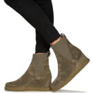 Unisa JUALO Braune Damen-Ankle-Boots - Gr&ouml;&szlig;e 8