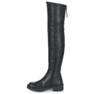 Unisa  GINKO  Nero -  Stivali a metà coscia Donna - 4