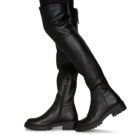 Unisa  GINKO  Nero -  Stivali a metà coscia Donna - 8