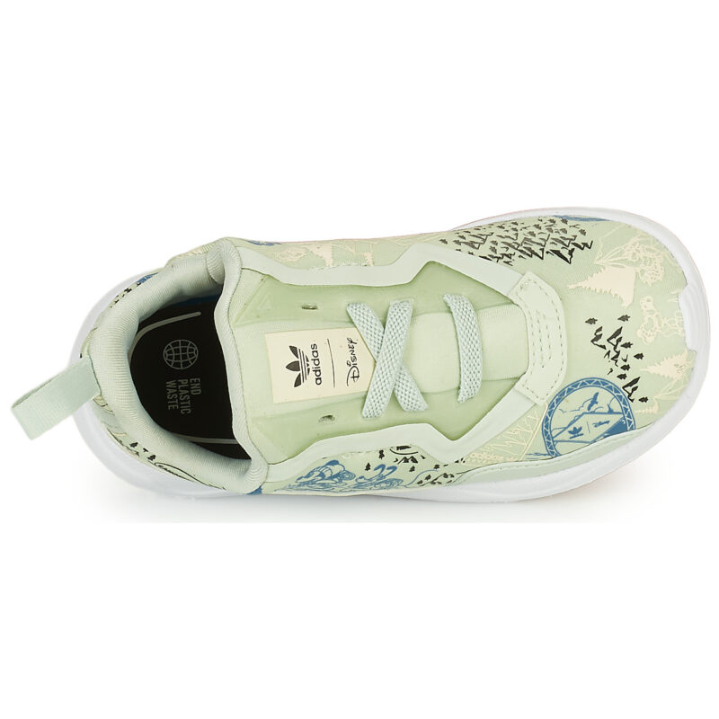 adidas ORIGINALS FLEX EL I Verde Sneakers Bambino - 6
