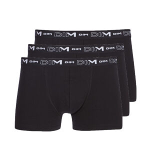 Boxer  DIM  COTON STRETCH X3  Nero -  Boxer Uomo