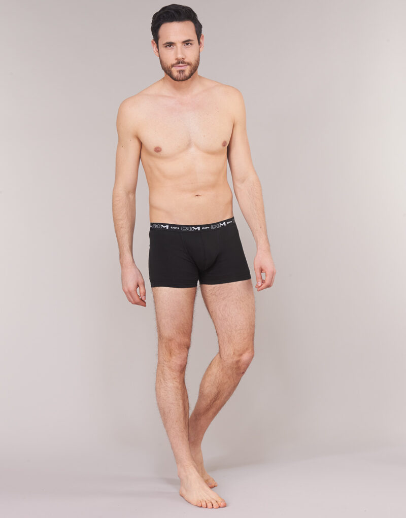 Boxer DIM COTON STRETCH X3 Nero Boxer Uomo - 3