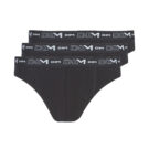 Slip DIM COTON STRETCH X3 Schwarz Slip Mann - 1