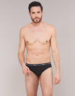 Slip DIM COTON STRETCH X3 Schwarz Slip Mann - 2