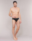 Slip DIM COTON STRETCH X3 Schwarz Slip Mann - 3