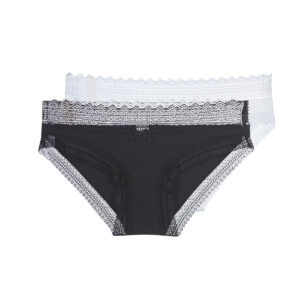 Culotte e slip  DIM  SEXY FASHION X2  Nero -  Culotte e slip Donna