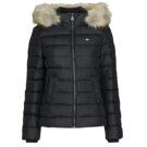 Piumino  Tommy Jeans  TJW BASIC HOODED DOWN JACKET  Nero -   Piumini Donna - 1