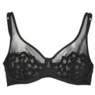 Nicht gepolstert DIM GENEROUS MOD BRODERIE Schwarz Nicht gepolstert Damen - 1