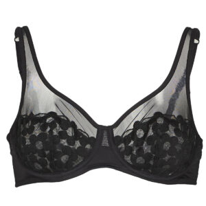 Non imbottito  DIM  GENEROUS MOD BRODERIE  Nero -  Non imbottito Donna