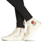 Kenzo KENZOSCHOOL HIGH TOP SNEAKERS Bianco Sneakers alte Donna - 8