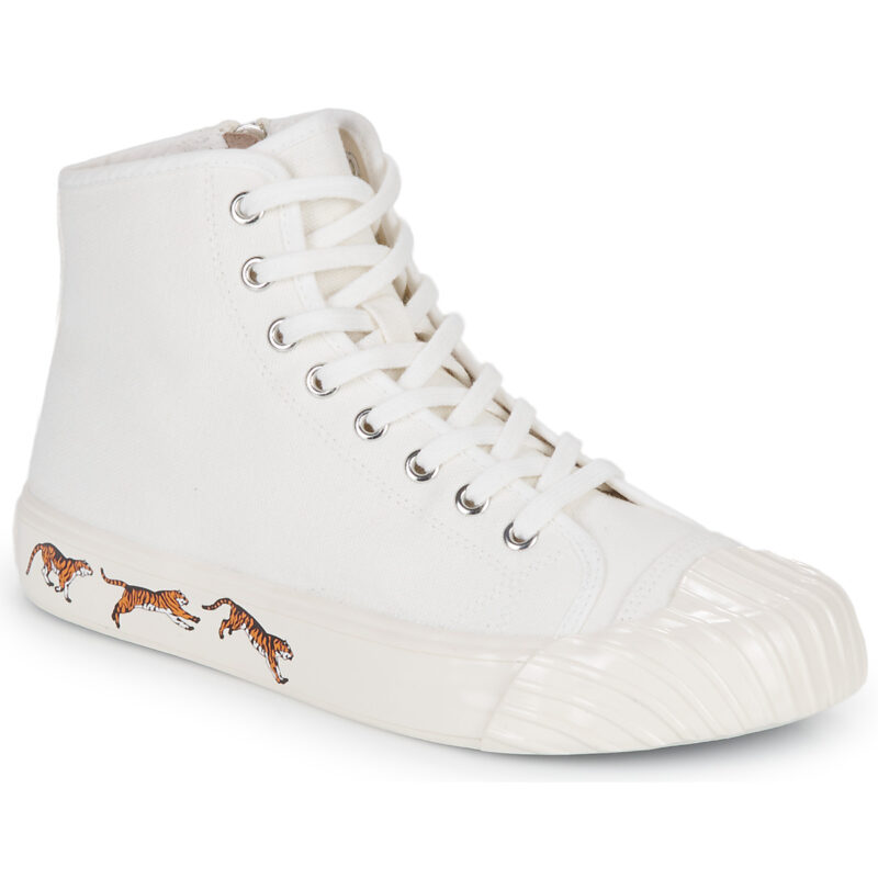 Kenzo KENZOSCHOOL HIGH TOP SNEAKERS Bianco Sneakers alte Donna - 1