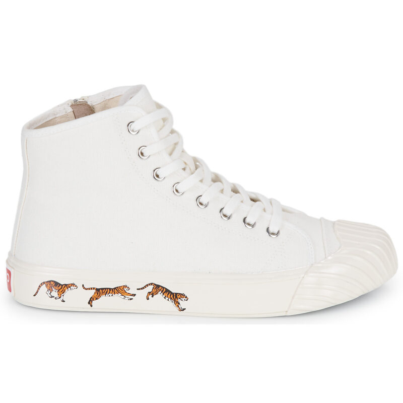 Kenzo KENZOSCHOOL HIGH TOP SNEAKERS Bianco Sneakers alte Donna - 2