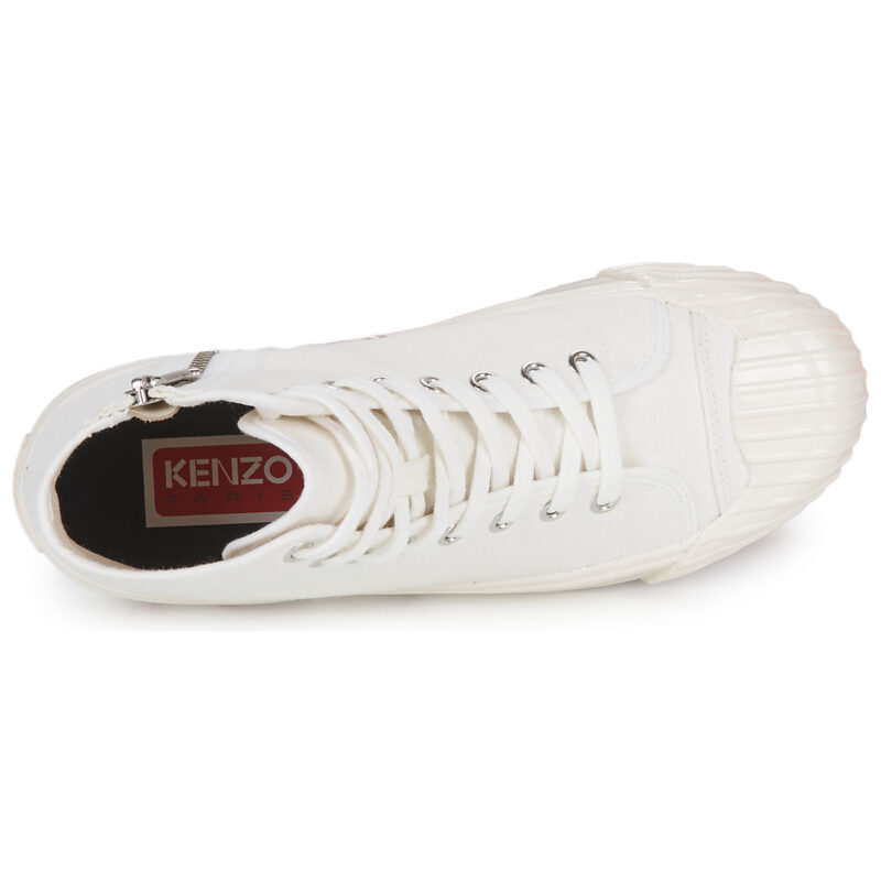 Kenzo KENZOSCHOOL HIGH TOP SNEAKERS Bianco Sneakers alte Donna - 6