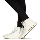 Kenzo KENZOSCHOOL HIGH TOP SNEAKERS Bianco Sneakers alte Donna - 8