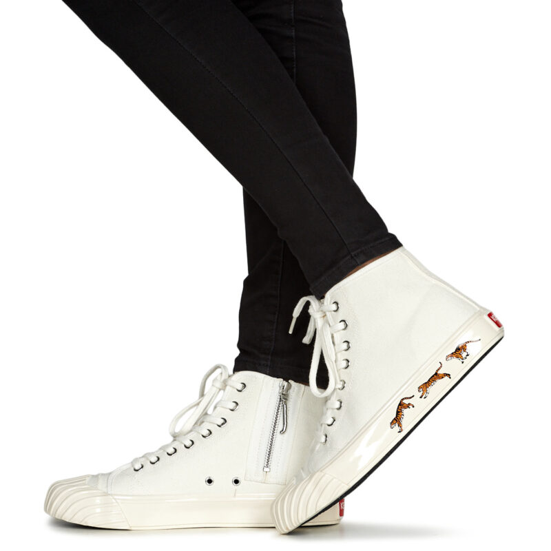 Kenzo KENZOSCHOOL HIGH TOP SNEAKERS Bianco Sneakers alte Donna - 8