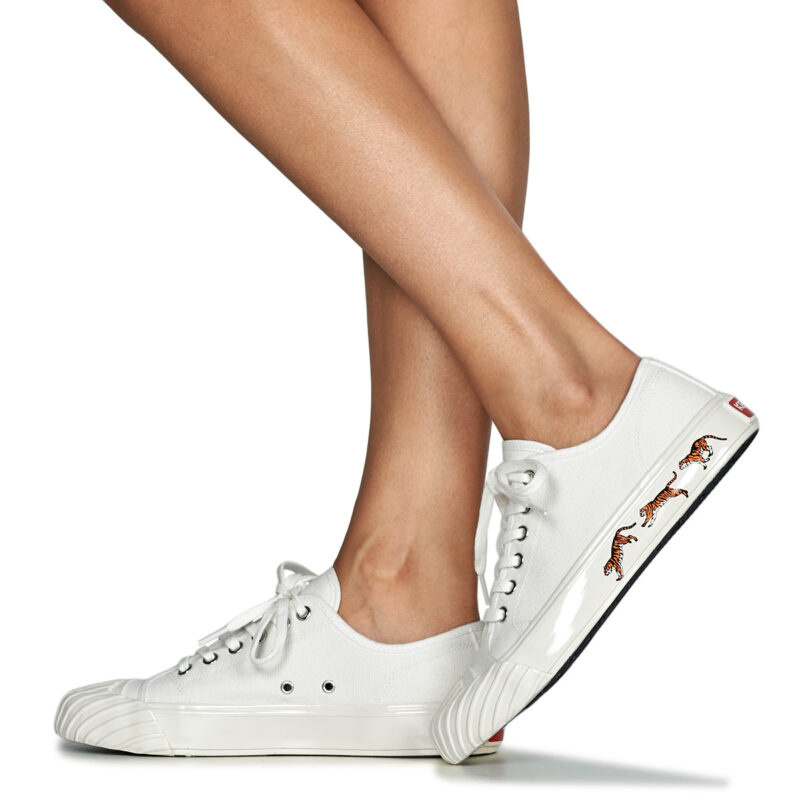 Kenzo KENZOSCHOOL LOW TOP SNEAKERS Bianco Sneakers basse Donna - 8